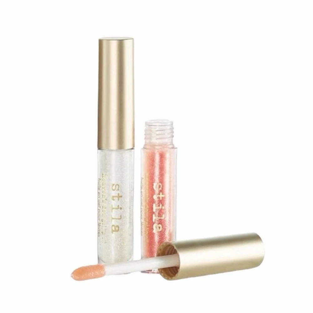 Stila Heaven's Dew Gel Lip Oil Supernova & Kitten Komet Travel-Size - Picture 2 of 6